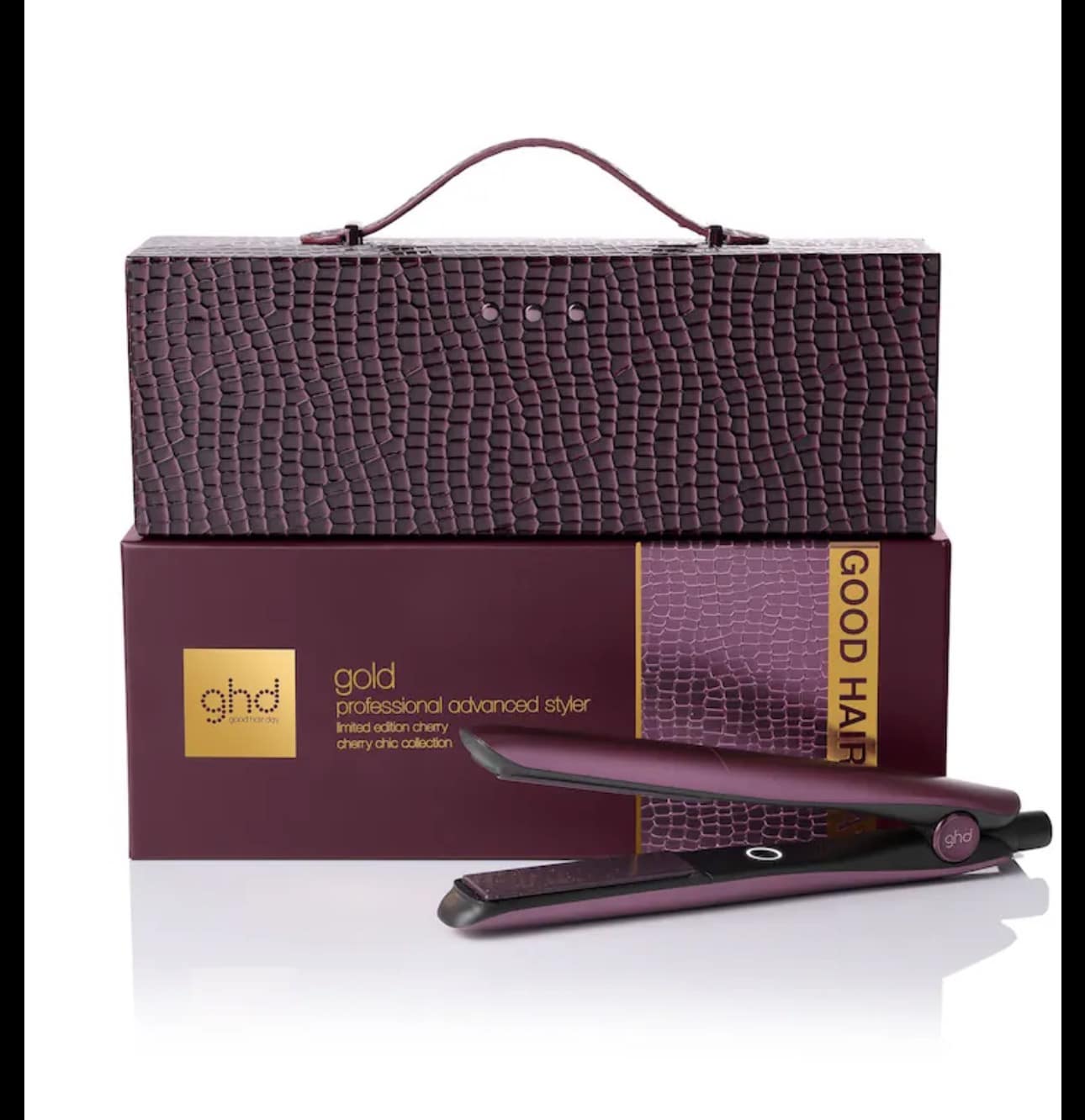 GHD-ghd Gold Hair Straightener Set - Professional Straightening Iron-cherry